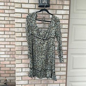 Free People Long Sleeve Mid dress NWT